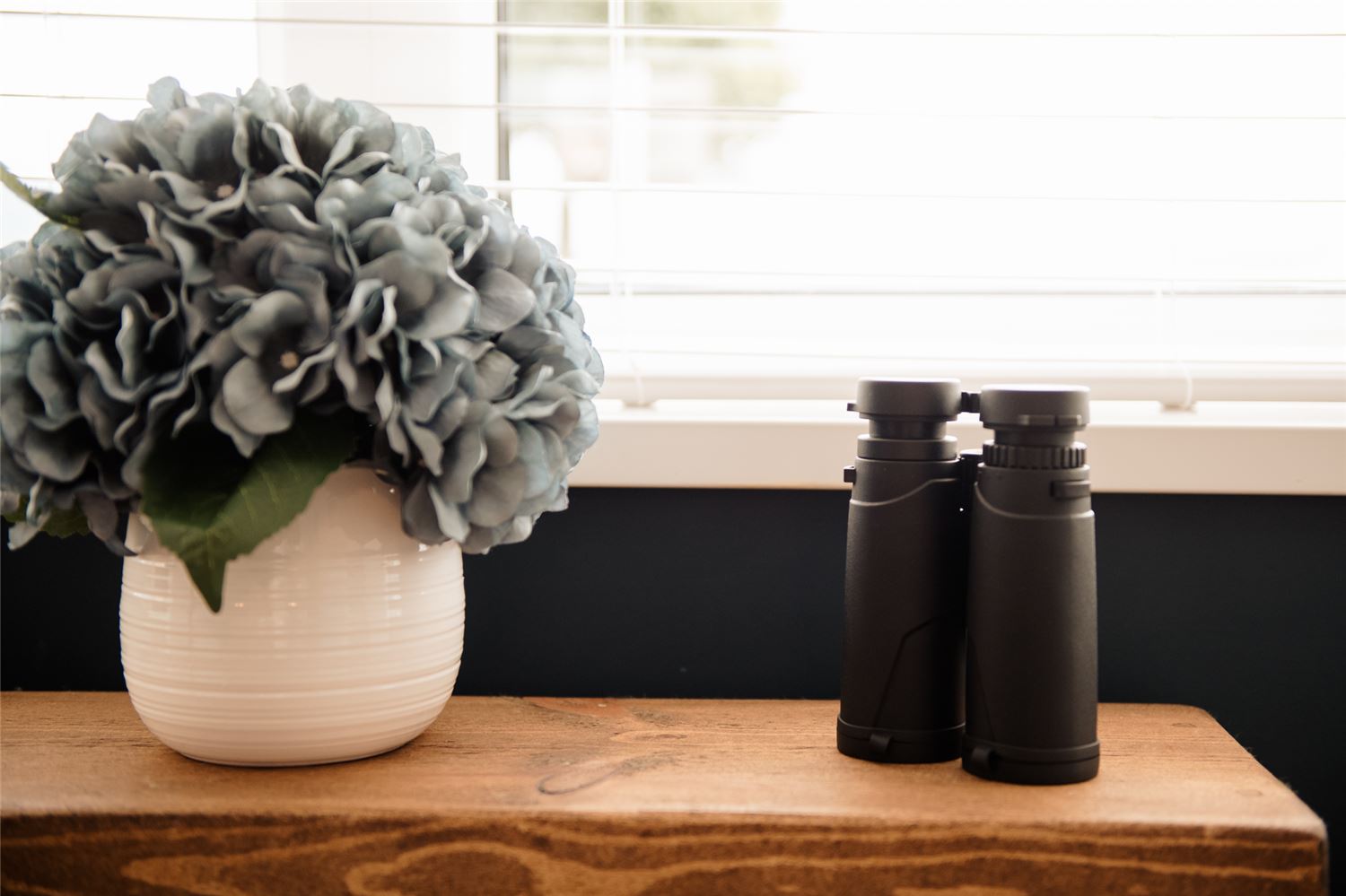 binoculars in living room isle of bute accommodation