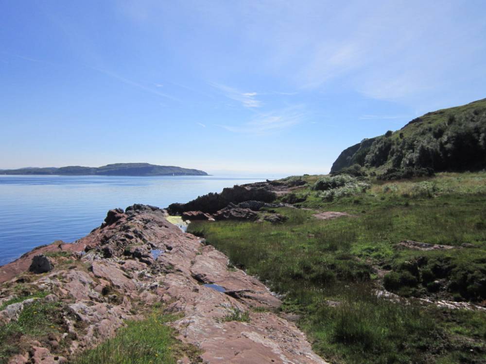 view of west island way isle of bute